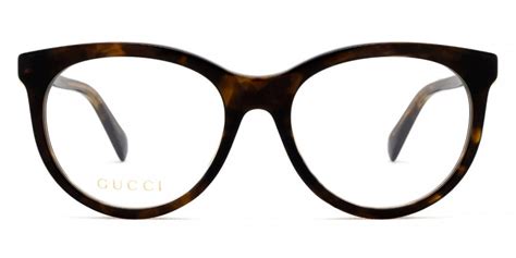 Gucci™ GG1074O 005 53 Havana Eyeglasses 